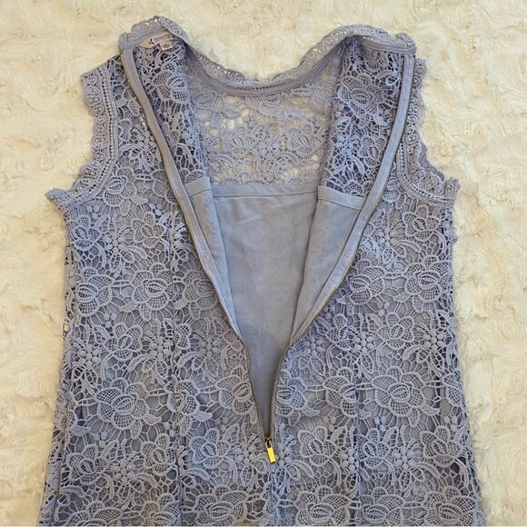 Nanette Lepore Spring Bloom Iris Bliss Floral Lace Sleeveless Blouse Tank Medium - Picture 13 of 15